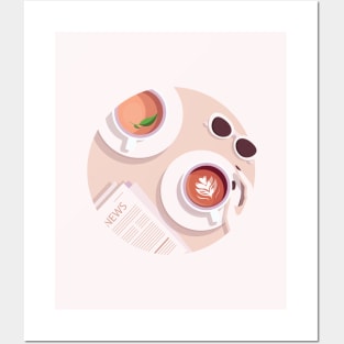 Morning Flatlay Posters and Art